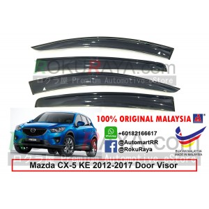 Mazda CX5 CX-5 KE (1st Gen) 2012-2017 AG Door Visor Air Press Wind Deflector (Big 12cm Width)